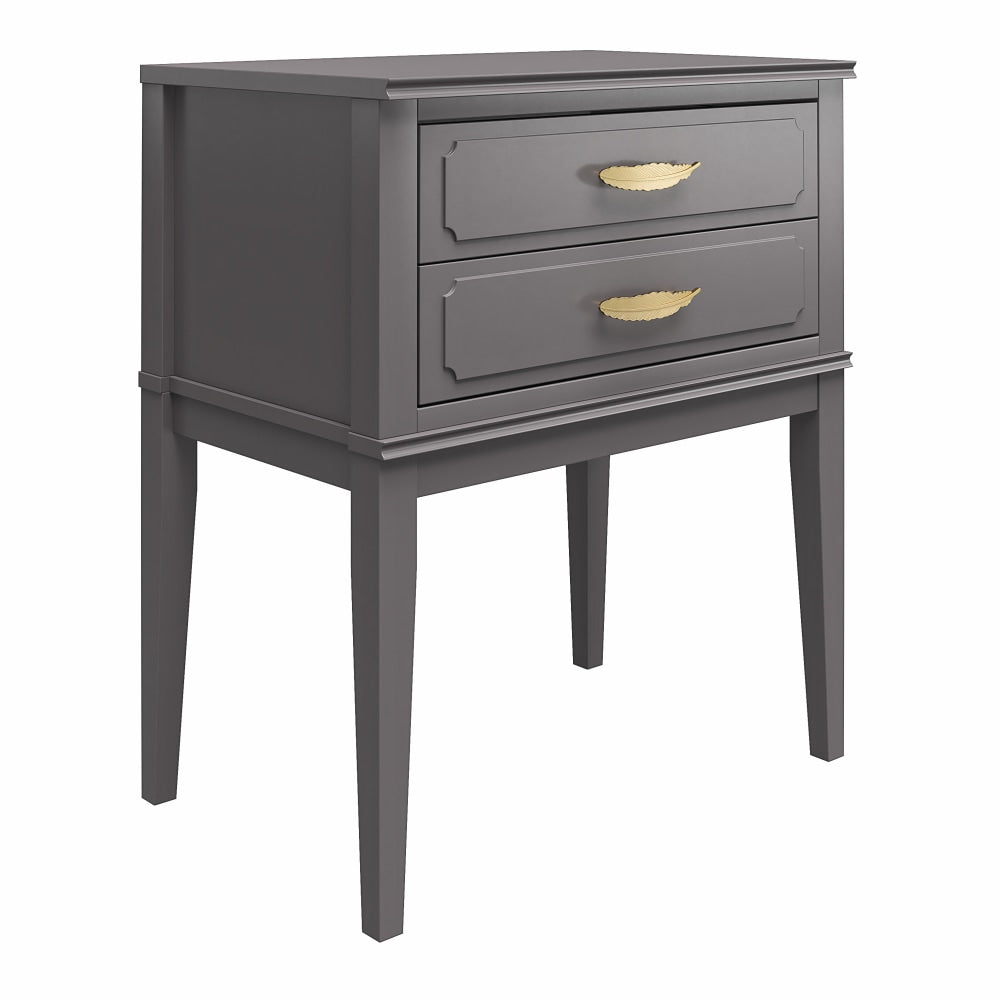 Ameriwood Stella Accent Table, 28inH x 23-5/8inW x 15-5/8inD, Gray