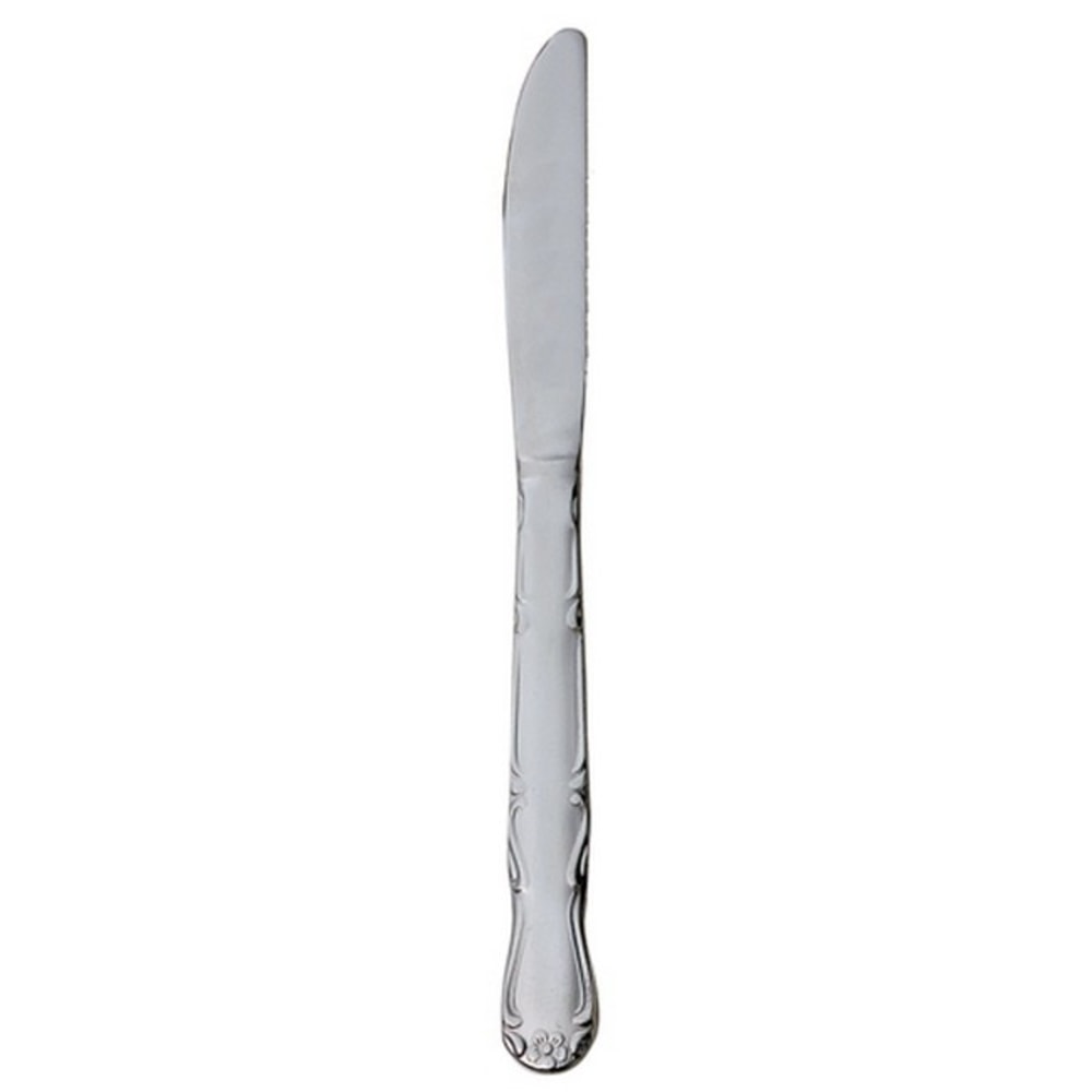 Walco Barclay Stainless Steel Dinner Knives, Silver, Pack Of 12 Knives