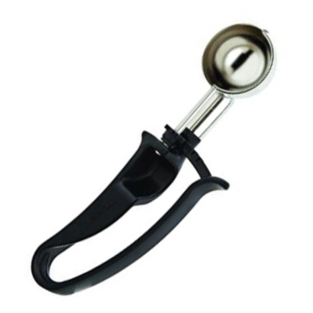Zeroll #30 Stainless-Steel Disher, 1.05 Oz, Silver/Black