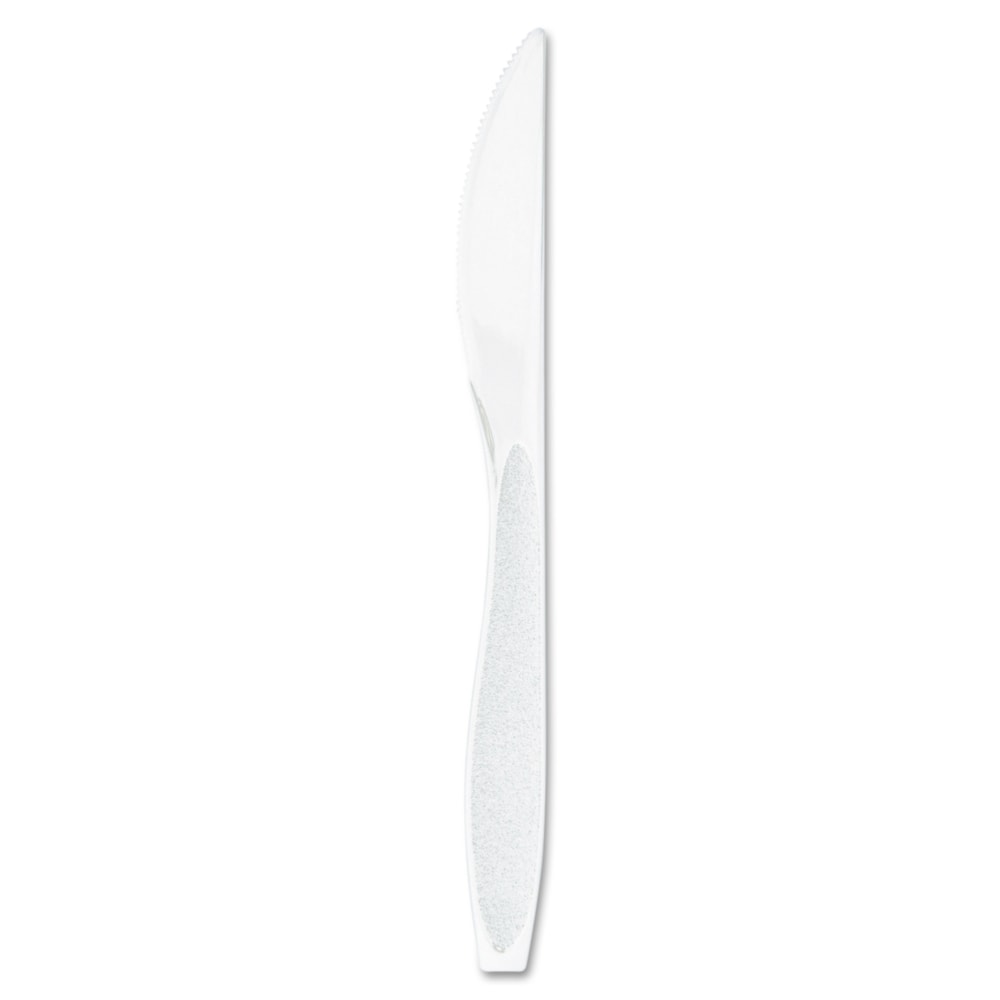 Dart Impress Heavyweight Full-Length Polystyrene Knives, White, Carton Of 1,000 Knives
