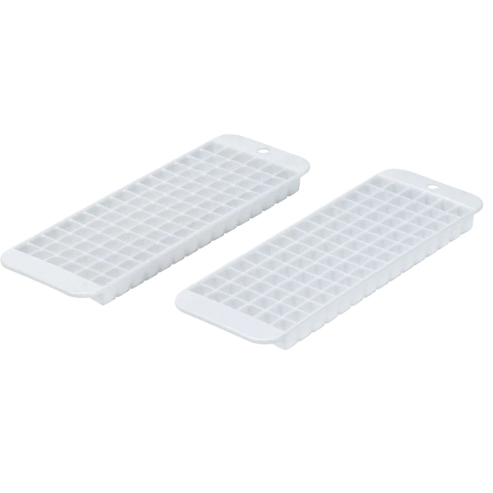 Better Houseware Cubette Ice Cube Trays, 10-1/2in x 3-5/8in x 5/8in, White, Set Of 2 Trays