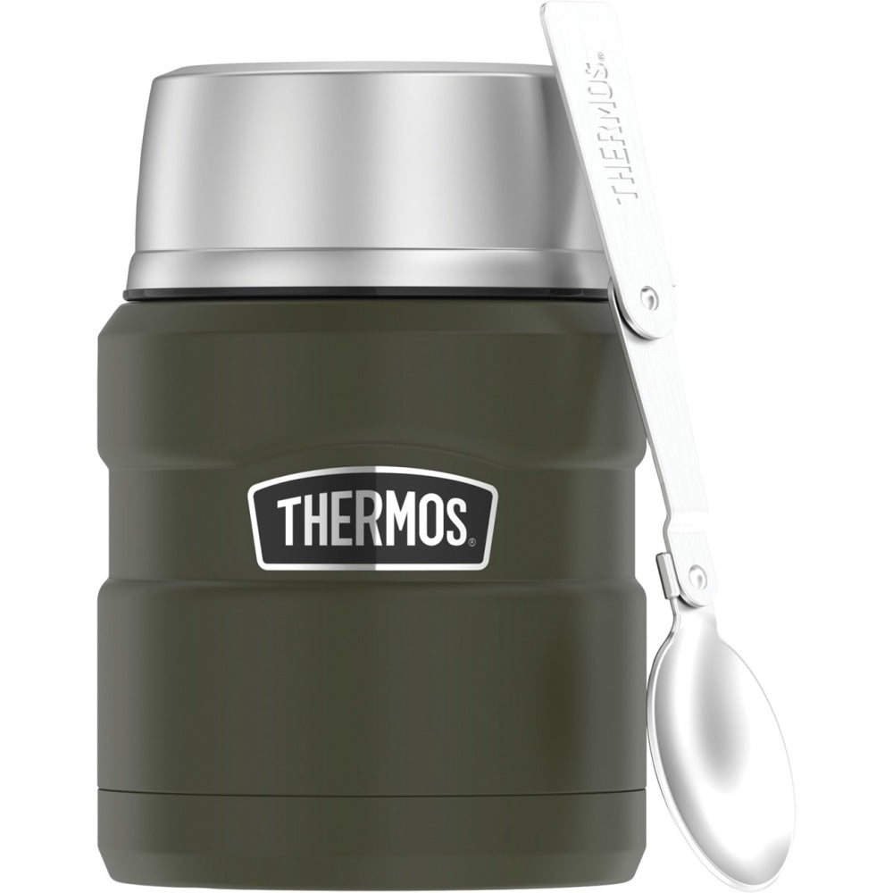 Thermos SK3000AGTRI4 Storage Ware - Army Green - Stainless Steel Body