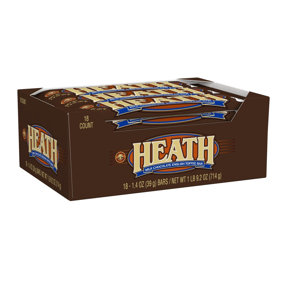 Heath Toffee Bars, 14 Oz, Box Of 18