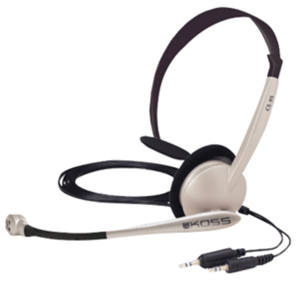 Koss On-Ear Communication Headset, Gray, CS95