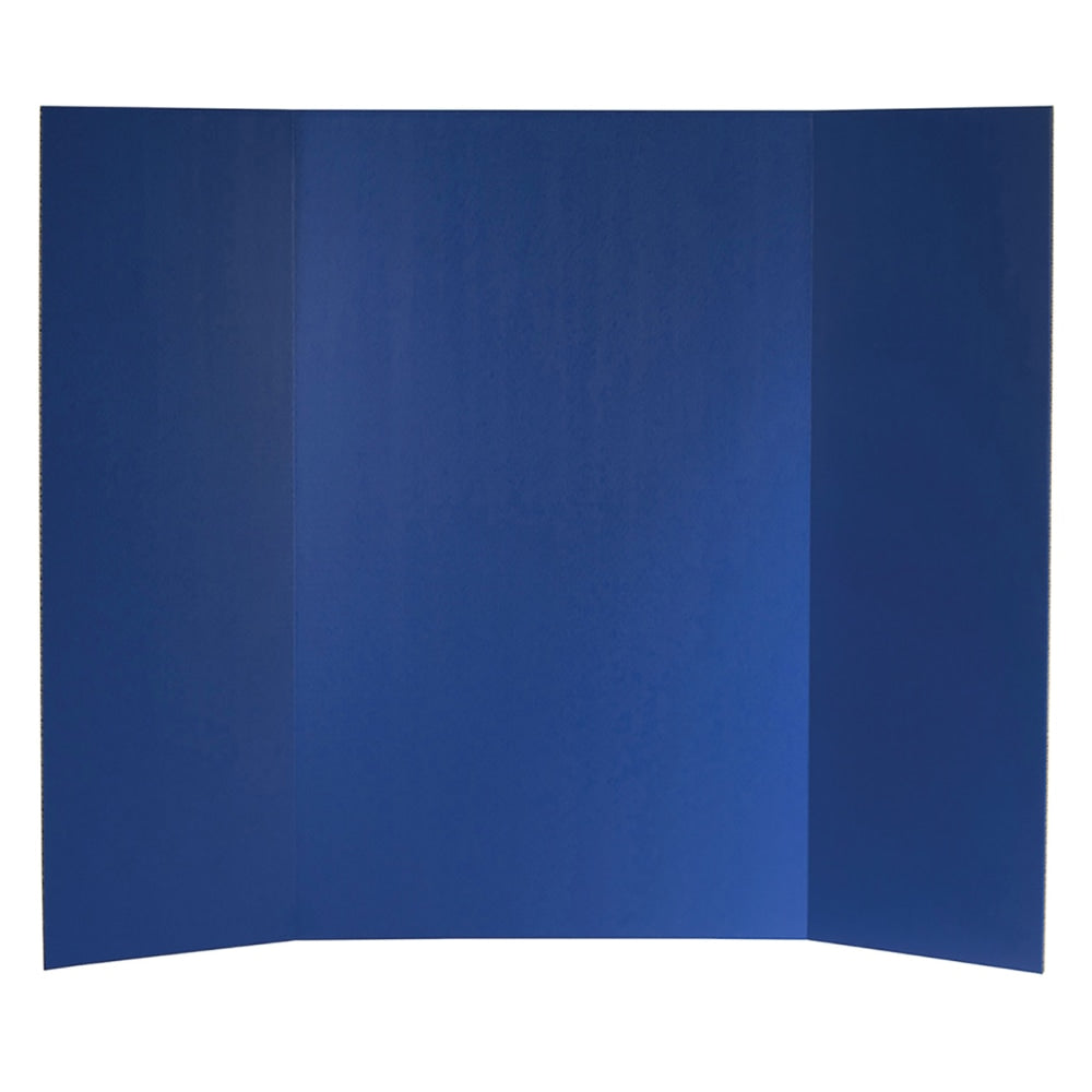Flipside Products Corrugated Project Boards, 36in x 48in, Blue, Box Of 24 Boards