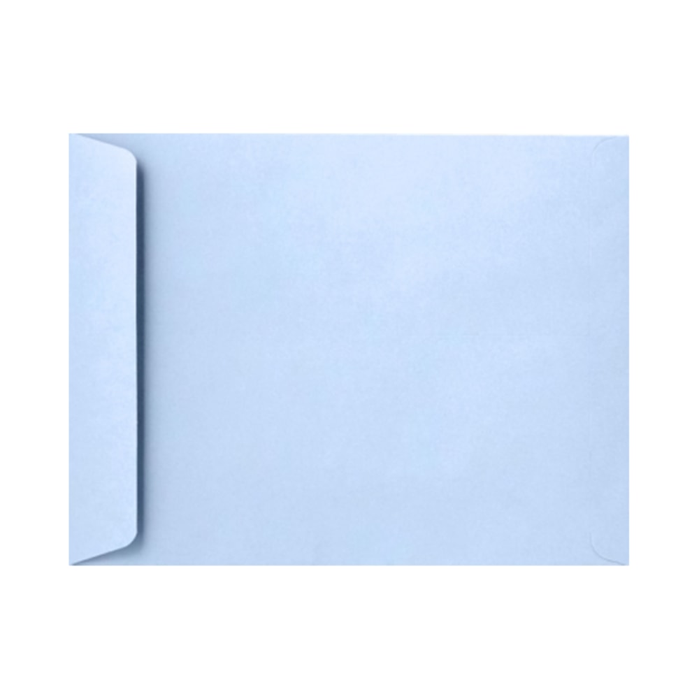 LUX Open-End 10in x 13in Envelopes, Peel & Press Closure, Baby Blue, Pack Of 1,000