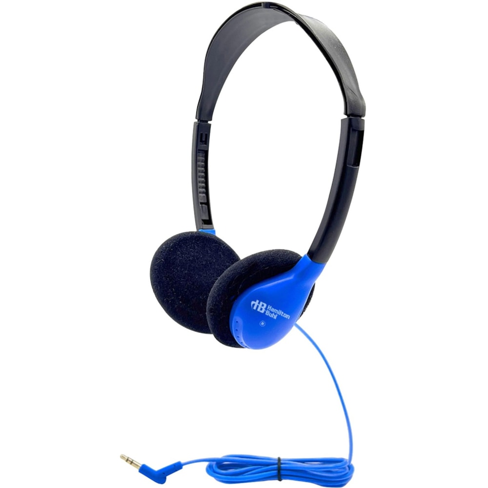 Hamilton Buhl Personal On-Ear Stereo Headphone - BLUE - Stereo - Blue - Mini-phone (3.5mm) - Wired - 32 Ohm - 50 Hz 16 kHz - On-ear - Binaural - 5 ft Cable