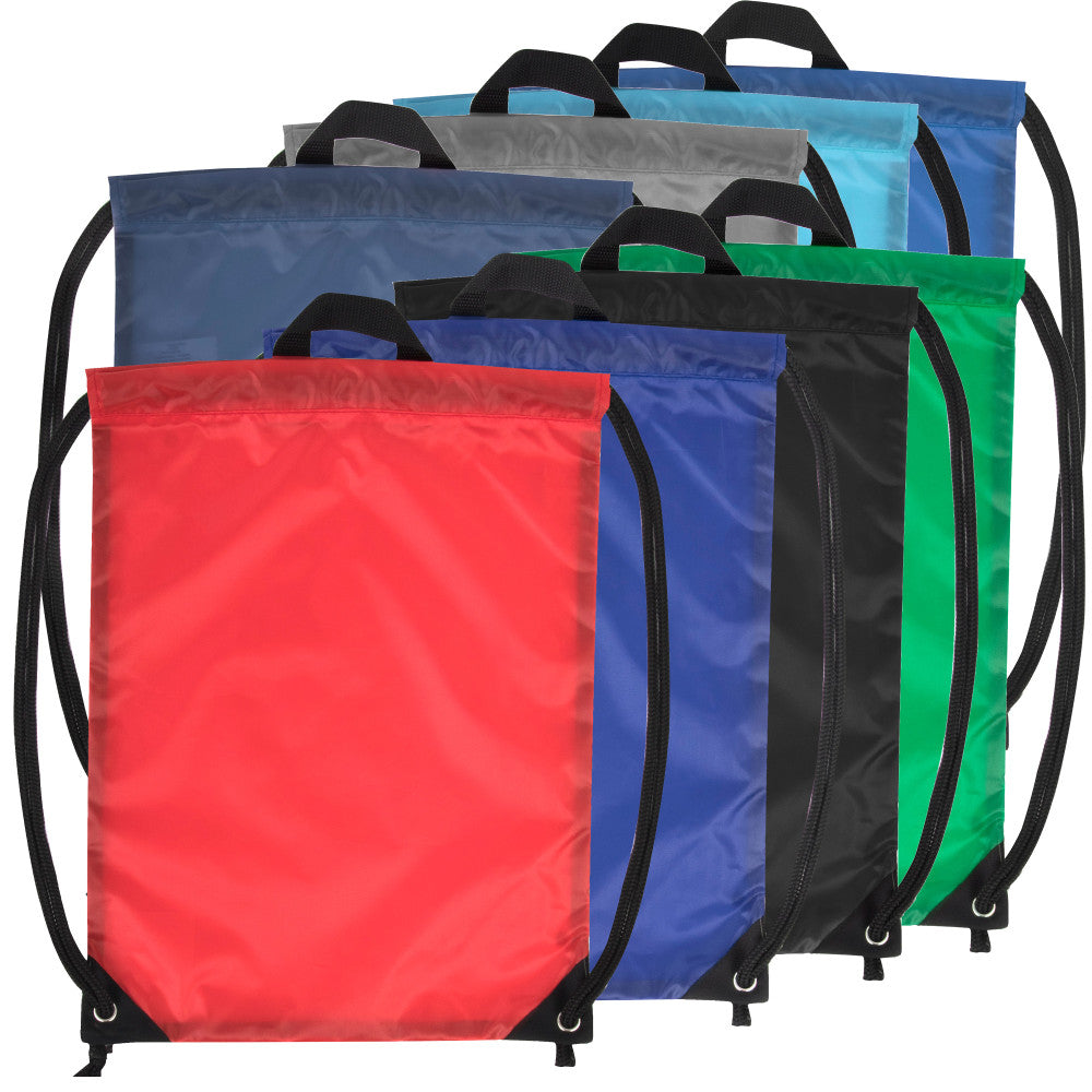 Trailmaker Basic Drawstring Bags, 18in, Assorted Colors, Pack Of 100 Bags