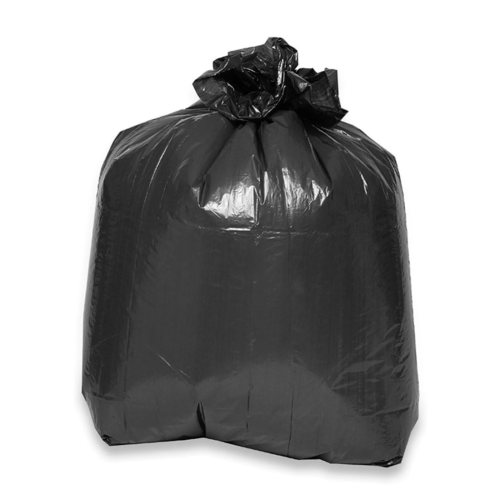 Genuine Joe 2-Ply Puncture-Resistant Liners, 16 Gallons, 24in x 31in, Brown/Black, Box Of 100