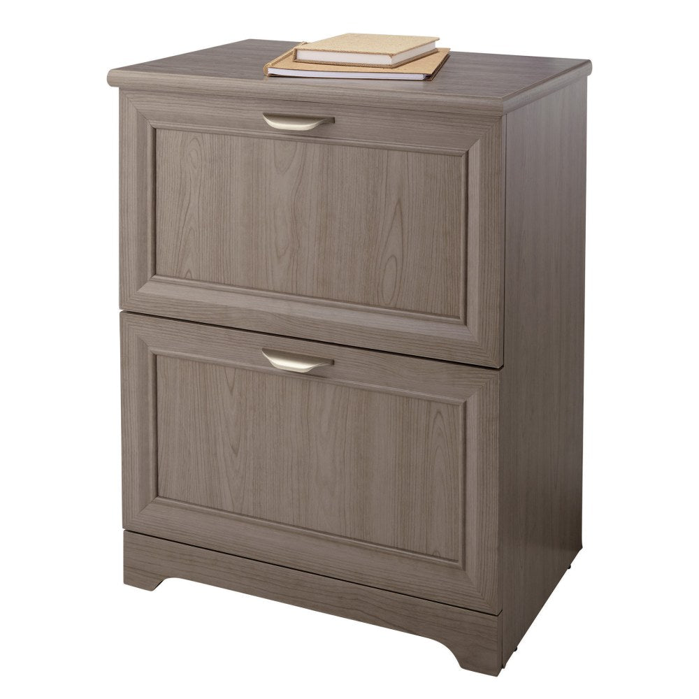 Realspace Magellan 23-1/2inW x 16-9/16inD Lateral 2-Drawer File Cabinet, Gray