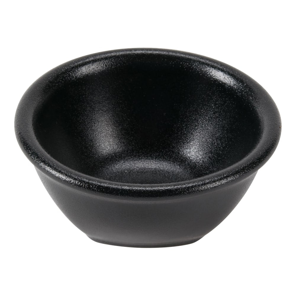 Foundry Soho Sauce Dishes, 2.5 Oz, Black, Pack Of 36 Dishes