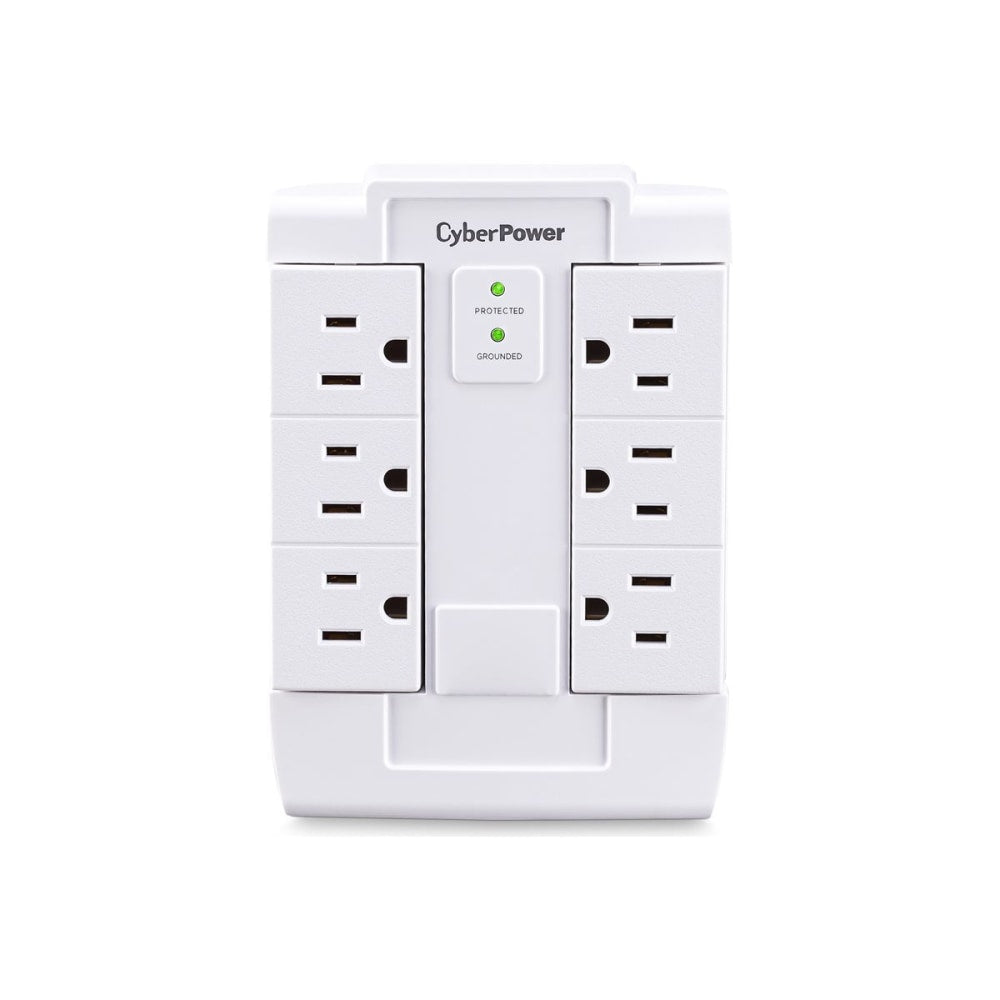 CyberPower Essential CSB600WS - Surge protector - AC 125 V - output connectors: 6