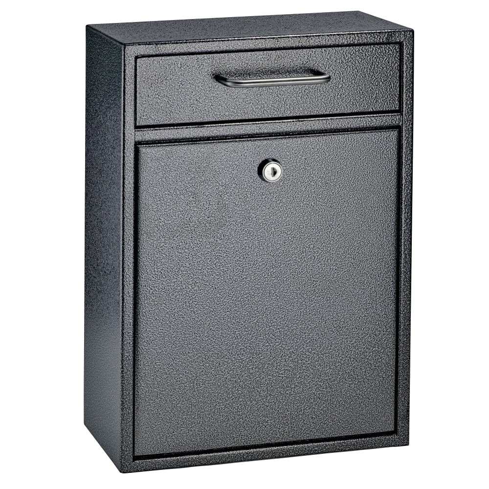 Mail Boss Locking Security Drop Box, 16 1/4inH x 11 1/4inW x 4 3/4inD, Galaxy