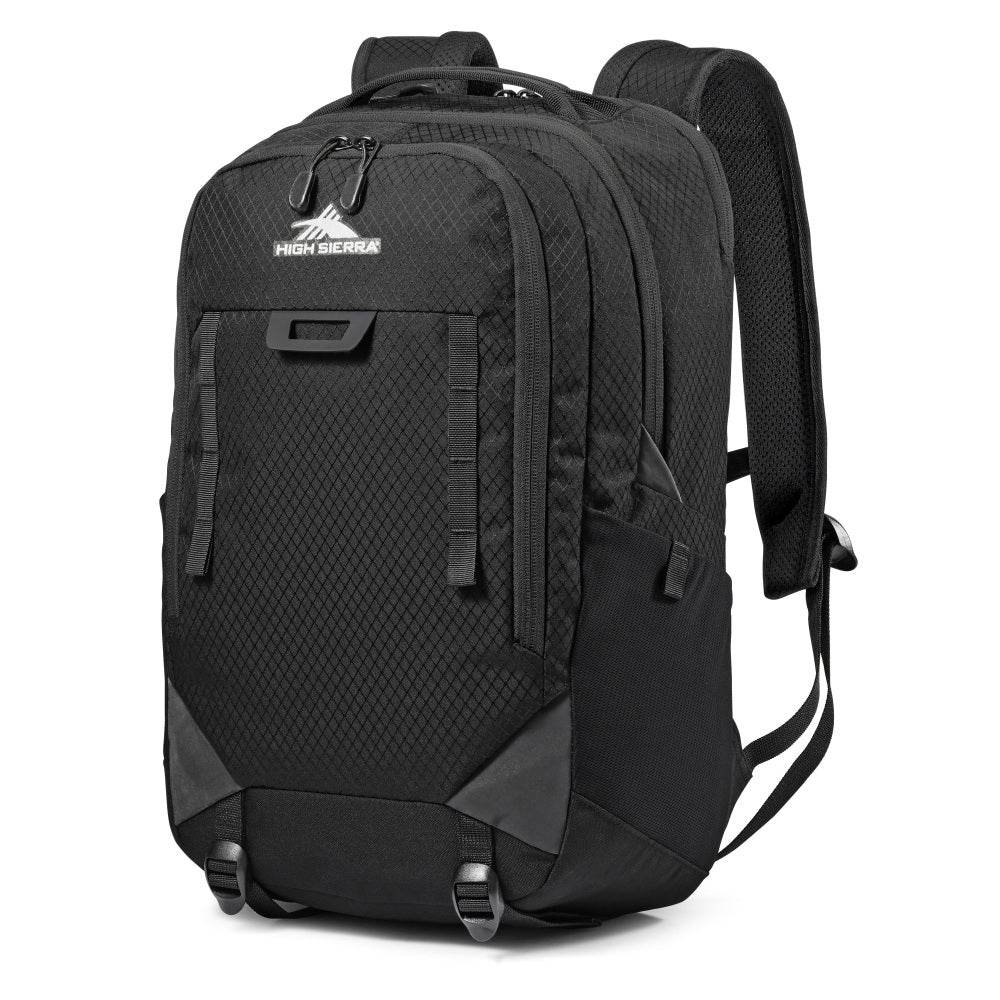 High Sierra Litmus Backpack With 15.6in Laptop Pocket, Black