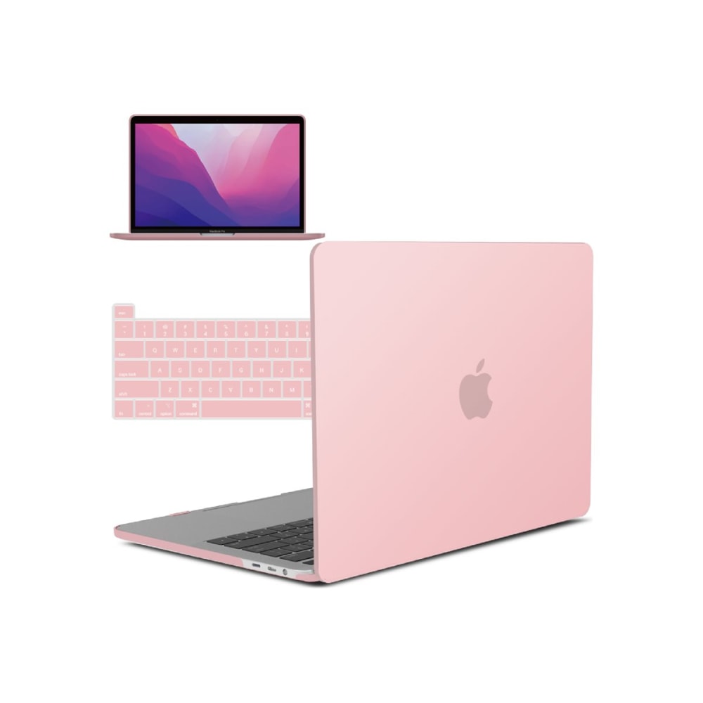 iBenzer Neon Party - Notebook shell case - 13.3in - rose quartz - for MacBook Pro 13.3in (Late 2016, Mid 2017, Mid 2018, Mid 2019, Early 2020, Late 2020, Mid 2022)