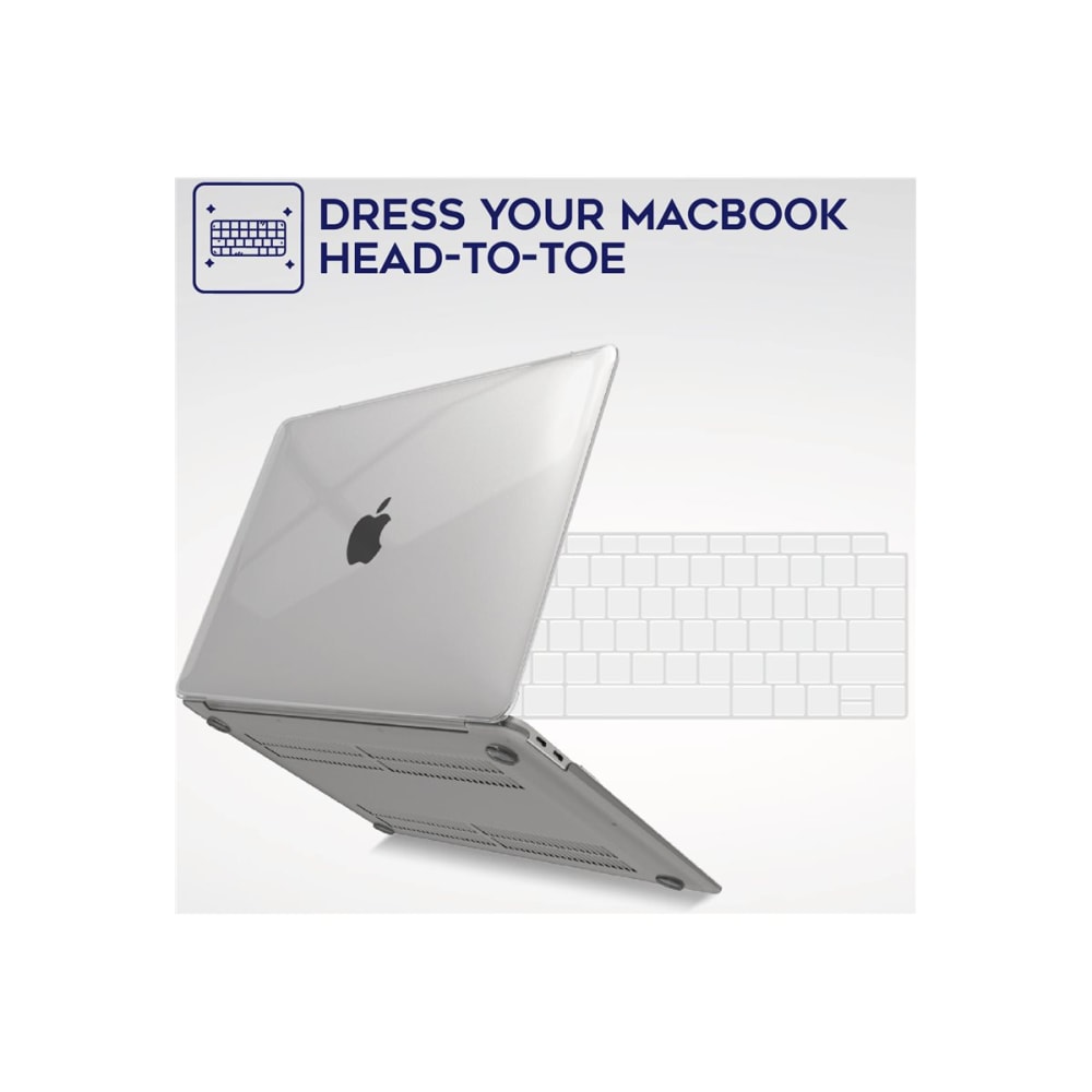 iBenzer Neon Party Hard Shell Case - Notebook shell case - 13.3in - crystal clear - for Apple Macbook Air 13.3in (Late 2018, Mid 2019)