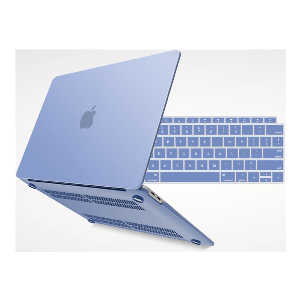 iBenzer Neon Party Hard Shell Case - Notebook shell case - 13.3in - serenity blue - for Apple Macbook Air 13.3in (Late 2018, Mid 2019)