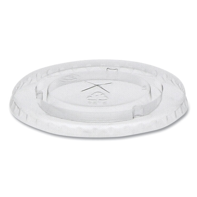 Cold Cup Lids, Fits 12 oz/14 oz/16 oz/20 oz Cold Cups, Plastic, Clear, 1,680/Carton