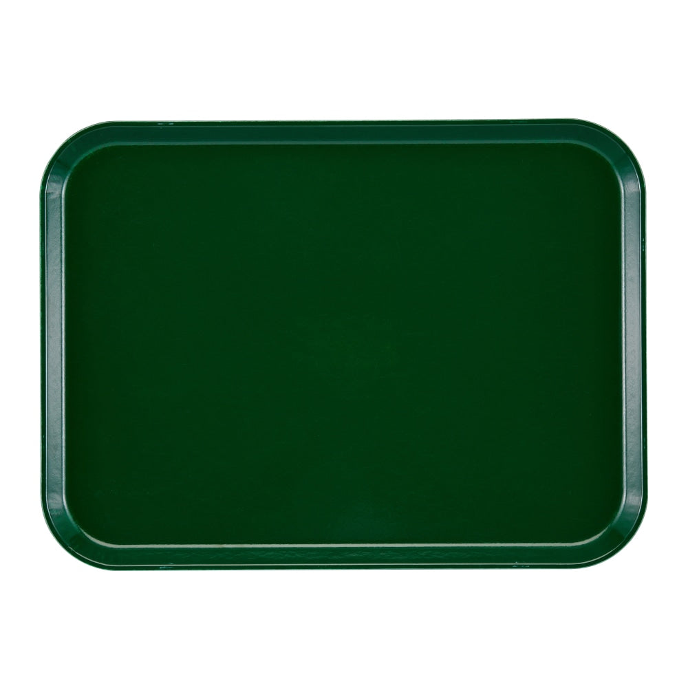 Cambro Camtray Rectangular Serving Trays, 14in x 18in, Sherwood Green, Pack Of 12 Trays