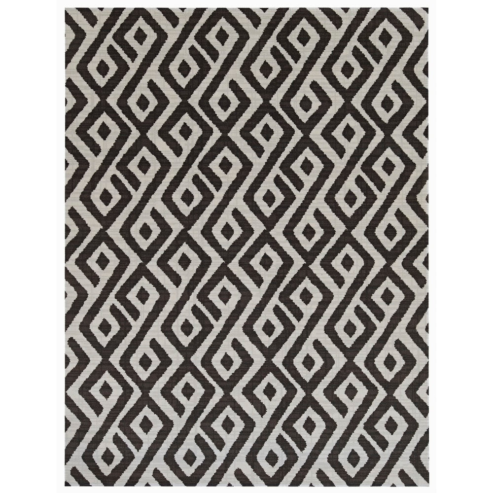 Foss Floors Area Rug, 6ftH x 8ftW, Abstract, Gray/White