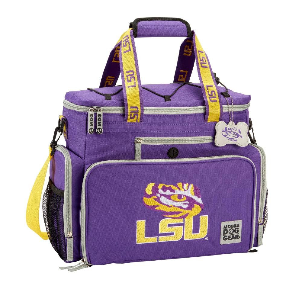 Overland Mobile Dog Gear NCAA Week Away Bag, 12inH x 8inW x 16-1/2inD, LSU Tigers