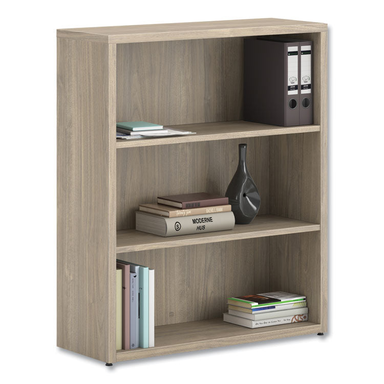 10500 Series Laminate Bookcase, Three Shelves, 36" x 13" x 43.75", Kingswood Walnut
