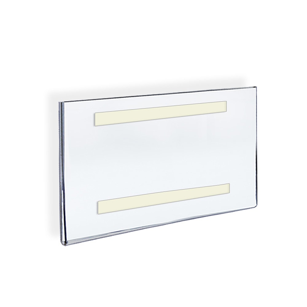 Azar Displays Acrylic Sign Holders With Adhesive Tape, 8 1/2in x 11in, Clear, Pack Of 10