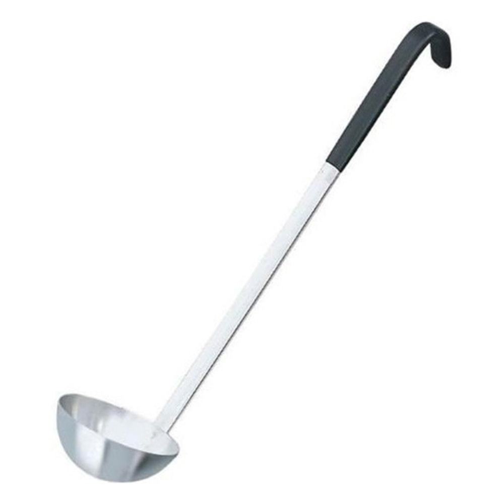 Vollrath Kool-Touch Ladle With Antimicrobial Protection, 4 Oz, Black