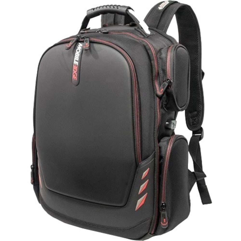 Mobile Edge ScanFast Carrying Case (Backpack) for 17.3in to 18in Apple, Microsoft, Sony, Nintendo iPad Notebook, Gaming Console, Tablet, Smartphone, Digital Text Reader - Black - Ballistic Nylon