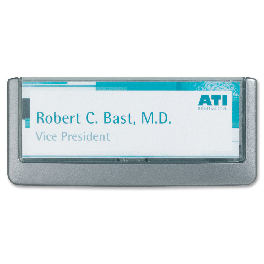 Durable Click Sign, 5 1/8inH x 6 3/4inW x 5/8inD