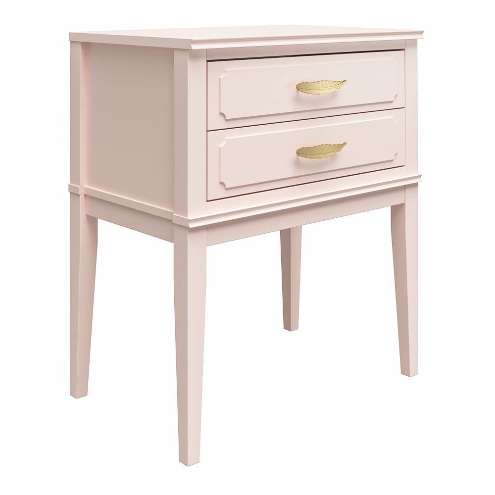 Ameriwood Stella Accent Table, 28inH x 23-5/8inW x 15-5/8inD, Pink