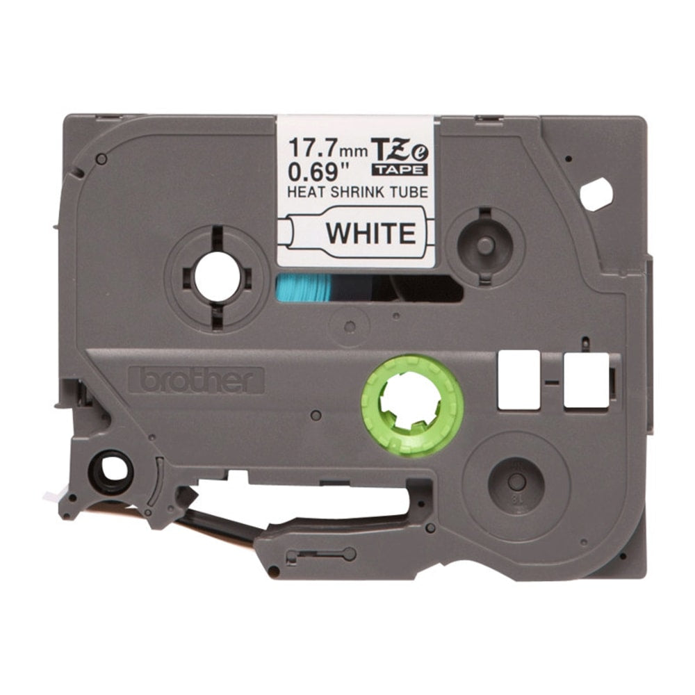 Brother Wire & Cable Thermal Transfer Label HSe Tube Cassette, TG5634, Rectangle, 0.69in x 4.9ft, Black On White