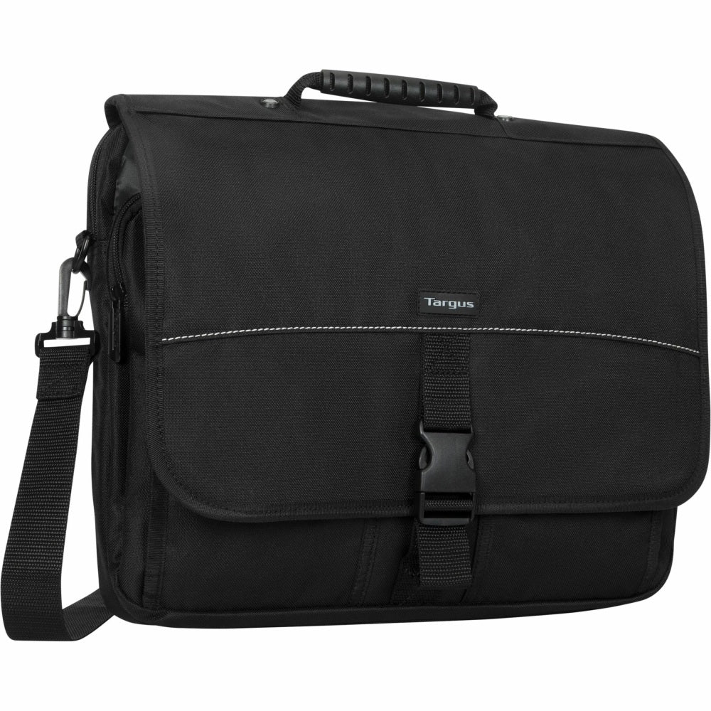 Targus Messenger Notebook Case With 15.6in Laptop Pocket, Black