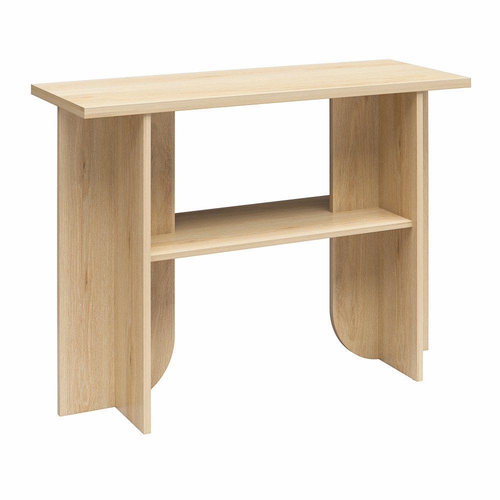 Ameriwood Home Novogratz Voler Console Table, 30inH x 41-1/2inW x 15-3/4inD, Light Oak