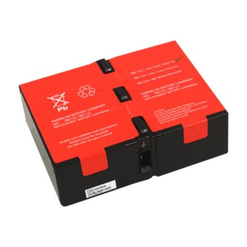 ABC RBC124 - UPS battery (equivalent to: APC RBC124) - 2 x battery - lead acid - 9 Ah - for P/N: BR1300G, SMC1000-2U, SMC1000I-2U