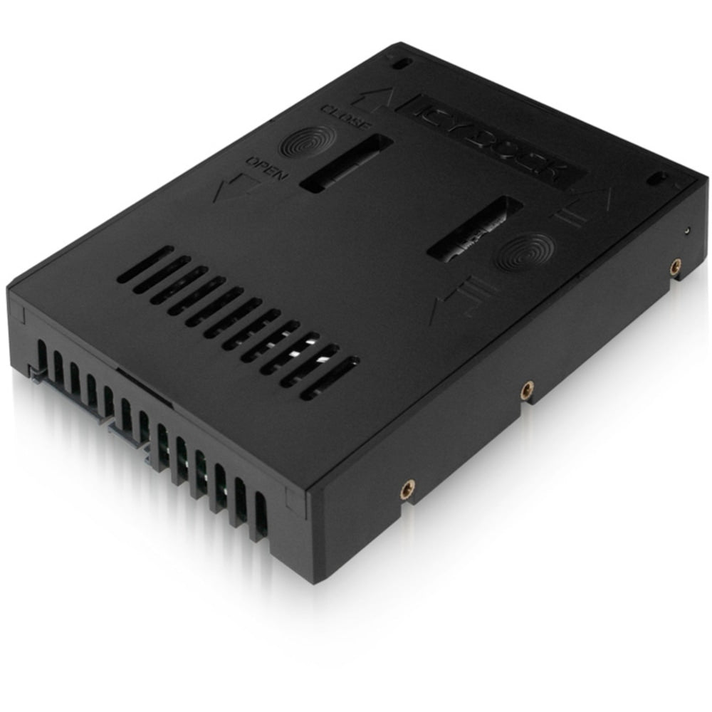 Icy Dock MB882SP-1S-2B Drive Enclosure Internal - Black - 1 x Total Bay - 1 x 2.5in Bay