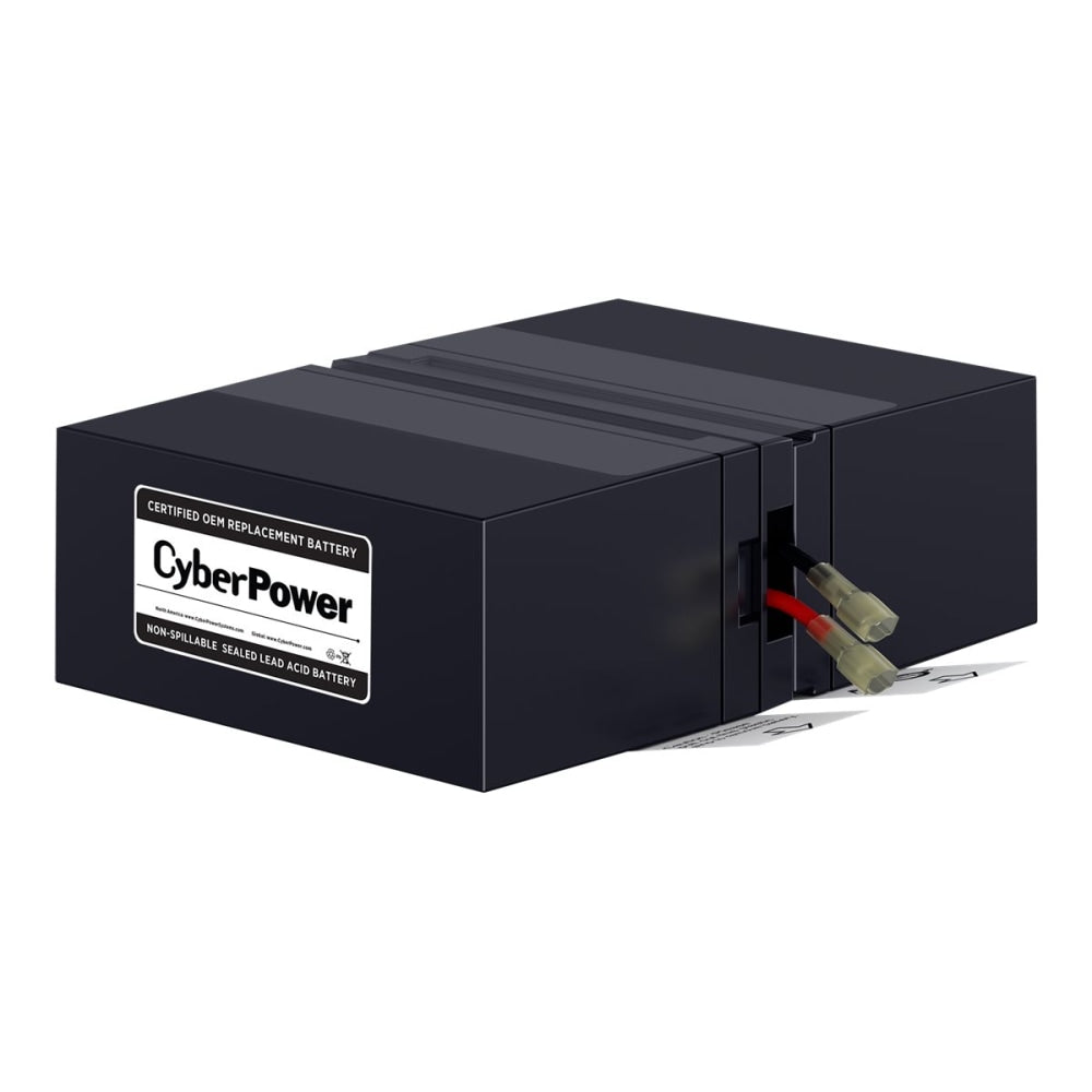 CyberPower RB1280X2A - UPS battery - 2 x battery - lead acid - 9 Ah - for P/N: CP1350AVRLCD, CP1500AVRLCD, CP1500AVRT