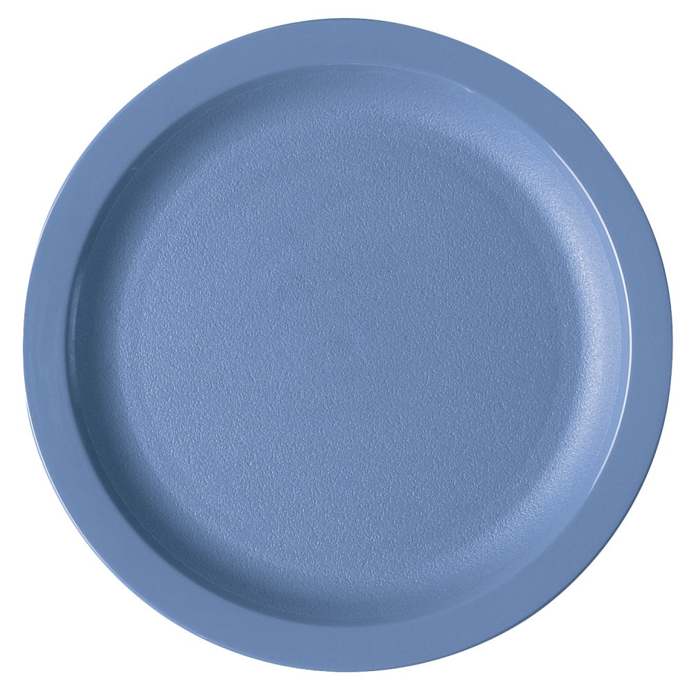 Cambro Camwear Round Dinnerware Plates, 8-1/4in, Slate Blue, Set Of 48 Plates