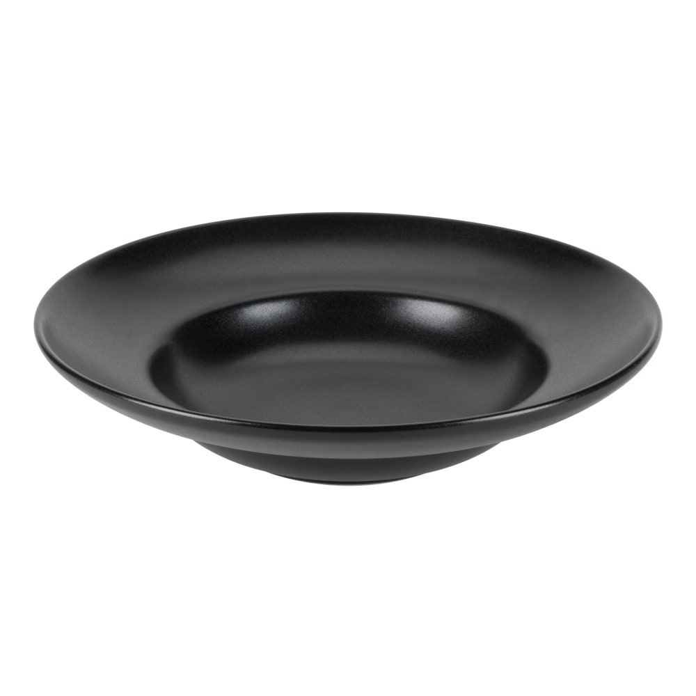 Foundry Mediterranean Pasta Bowls, 24 Oz, 12in, Black, Pack Of 6 Bowls