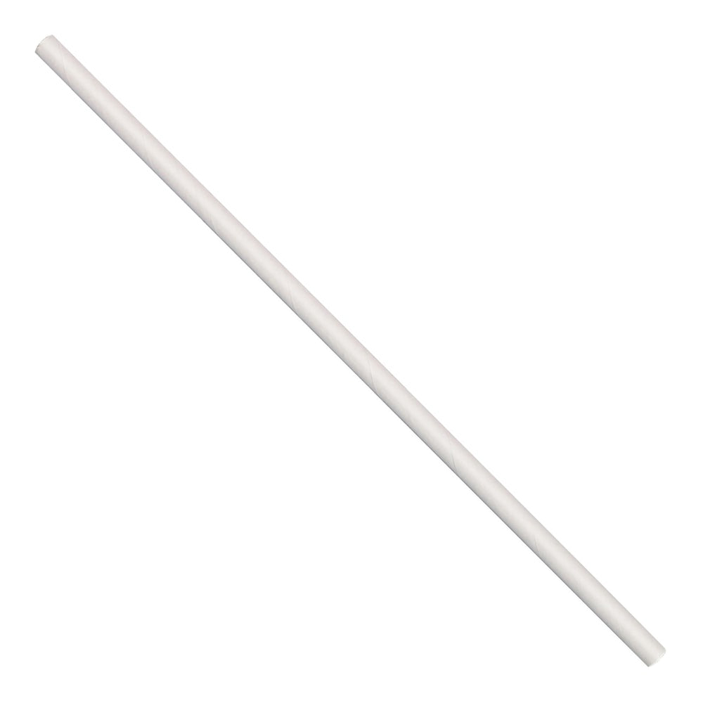 Hoffmaster Paper Straws, 7-3/4in, White, Pack Of 4,800 Straws