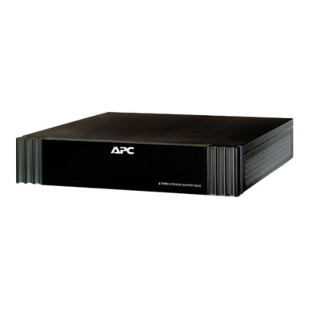 APC AV S Type Extended Battery Pack - Battery enclosure - 8 x battery - lead acid - 9 Ah - 2U - black - for P/N: SMX3000LVUS, SMX3000RMLVUS, SMX3KRMLVNCUS, SMX750US, SRT5KRMXLTUS, SRT5KRMXLW-TW