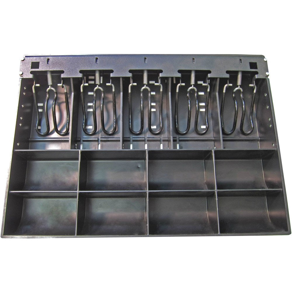 APG Cash Drawer PK-15TA-M3-BX Till - 8 Coin x 5 Note - Canadian Dollar Lay Flat Format. Till measures 15.4in x 11.1in x 2.4in