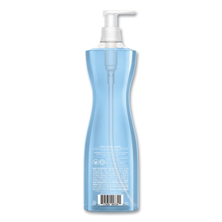 Dish Soap Pump, Hour-Glass Bottle Shape, Sea Minerals Scent, 18 oz Pump Bottle