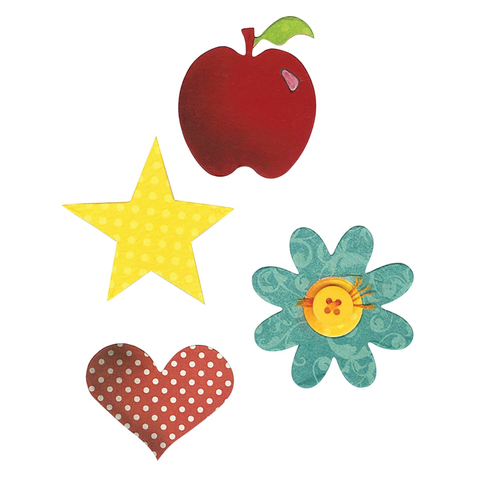 Sizzix Bigz Dies, Apple, Flower, Heart And Star