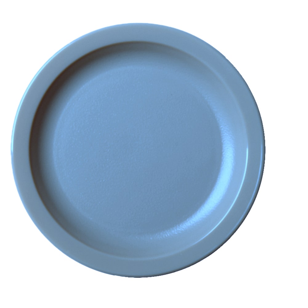 Cambro Camwear Round Dinnerware Plates, 6-1/2in, Slate Blue, Set Of 48 Plates