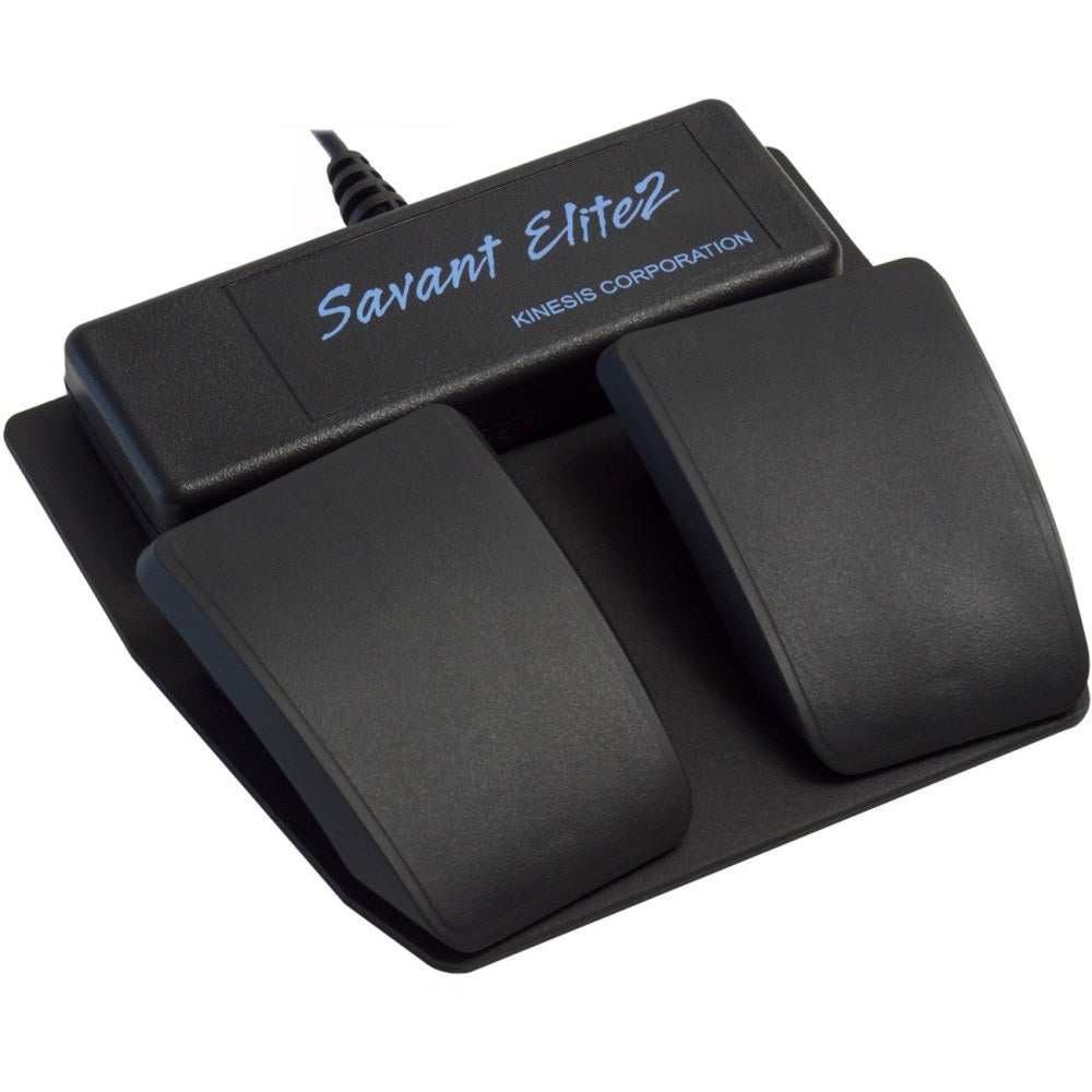 Kinesis Savant Elite2 Dual Pedal - 6.5in Width x 7in Depth x 1.3in Height - Black