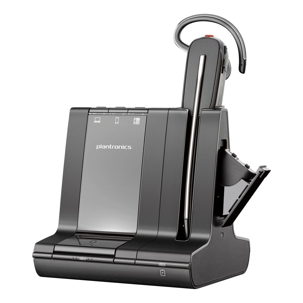 Poly Savi 8245 Office, Unlimited Talk Time - Standard - headset - convertible - Bluetooth - wireless