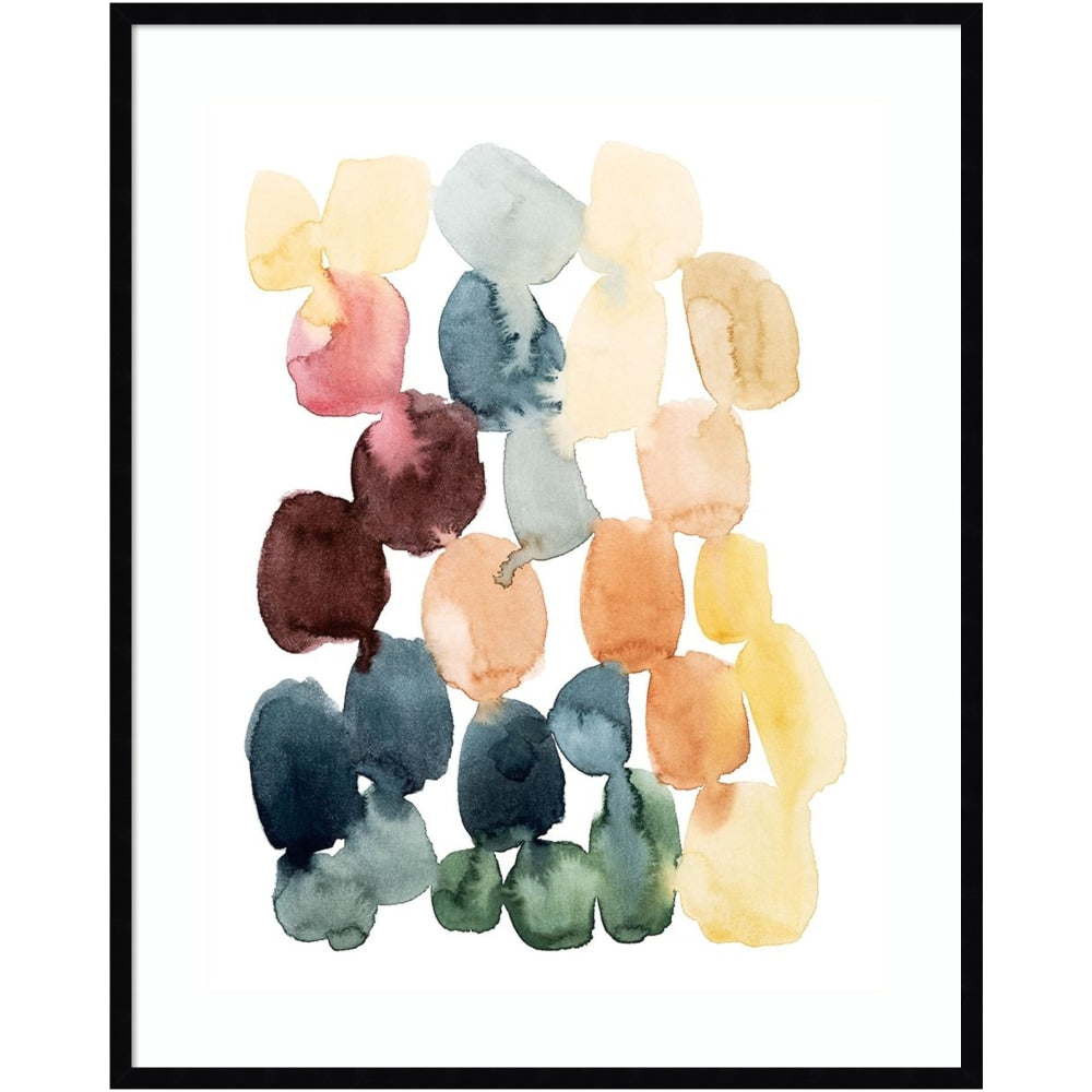 Amanti Art Desert Stones I by Grace Popp Wood Framed Wall Art Print, 41inH x 33inW, Black