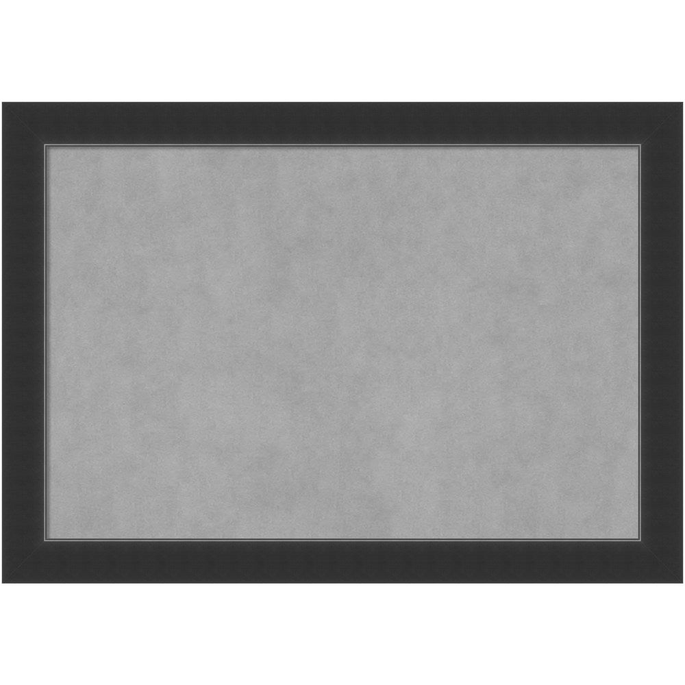 Amanti Art Magnetic Bulletin Board, 41in x 29in, Corvino Black Wood Frame