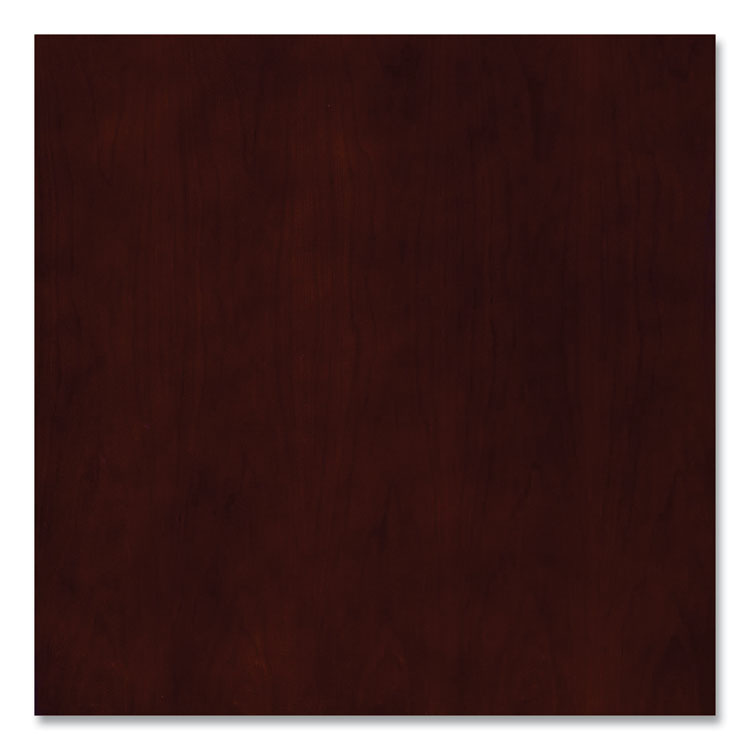 10500 Series Single Pedestal Desk, Right Pedestal: Box/Box/File, 66" x 30" x 29.5", Mahogany